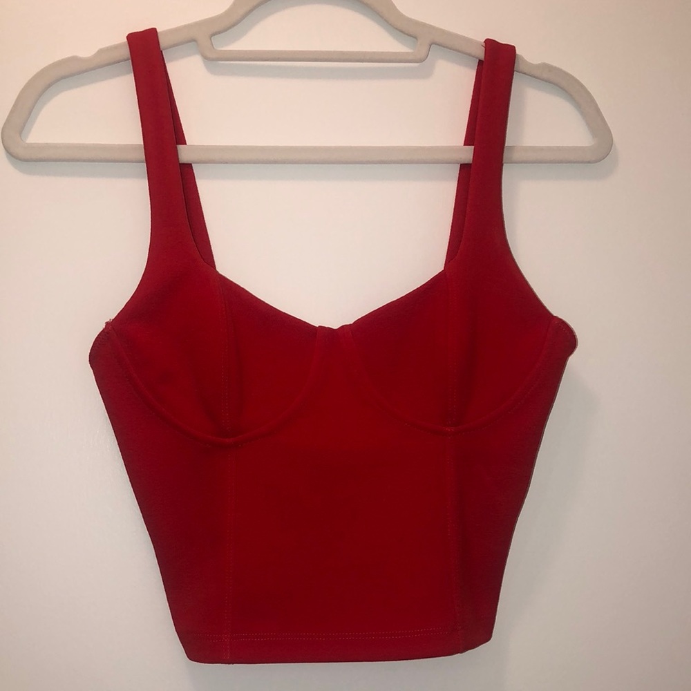 Zara Red Top